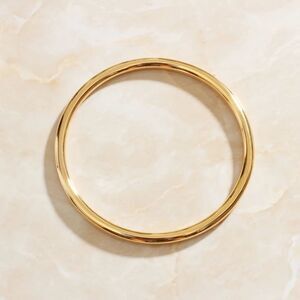 🌟 Luxury 18k Gold-Filled Round Bangle Bracelet 🌟